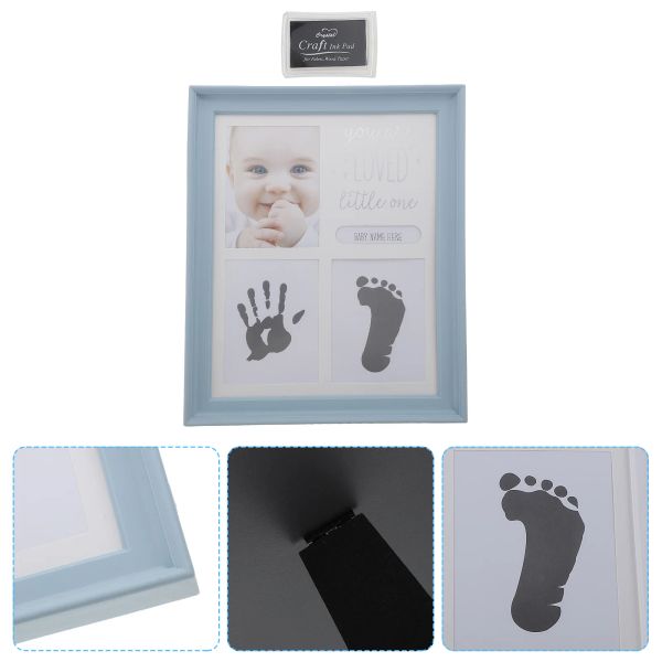 Baby KeepSake Foot Frame Hand Image Kit Infant Photo Newborn Shower Shower Cherames Boîte et pied pour GiftsSleeve