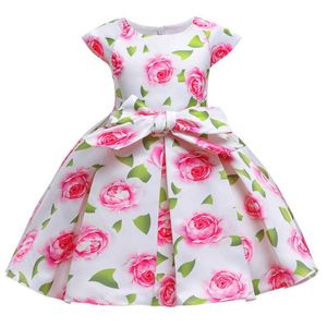 Bébé enfants vêtements 2023 nouvelles filles fête d'anniversaire robe jupe mariage princesse robes dentelle Performance robe Costume 10 âge