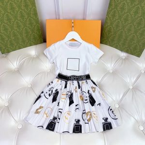 Baby kinderkleding ontwerper jongens shirt sets meisjes geruite jurk met capuchon mode kleding past kinderen zomerpak met korte mouwen