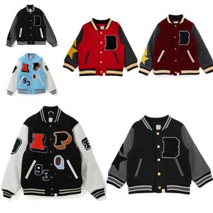 Ropa para niños Monos geniales Chaquetas de diseño Abrigo Bebé Niños Ropa casual de béisbol Ropa lujosa Niño Infantil Negro Juventud Fasion Niños Niñas Prendas de abrigo