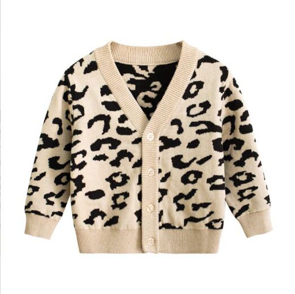 Bébé enfants vêtements pull Cardigan avec boutons col en V pull couleur unie 100% coton Boutique fille printemps automne chandails