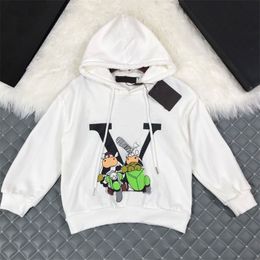 Baby Kids Designer Clother Boys Cool Hoodie Girls Sweatshirt Hooded Childrens Animation Prince Tops Automne Vêtements de haute qualité