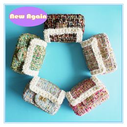 Baby Kids Lace Pearl Sacs Sacs Girls Mesquer Messager Sac Messager Toddlers Small Crossbody Money Pourses Baby Kids Vintage Coin Wallets ARYB061