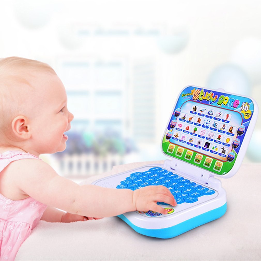 Baby Kids Laptop Wholesale Early Interactive Learning Machine Alphabet Pronunciation Educational Toys