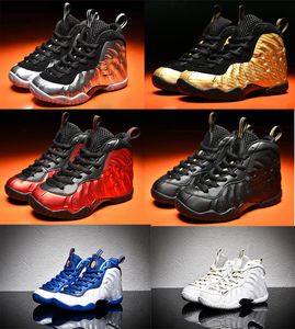 Bebé niños Penny Hardaway zapatos de baloncesto niños corriendo zapatos atléticos espumas niños niñas zapatillas negro rojo tamaño 28-35