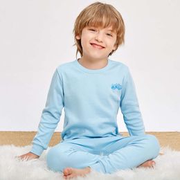 Baby Kids Sets Cotton Boys Sleepwear Suit Winter Girls Pamas Cartoon Cat Pijamas T-shirt + pantalon 2pcs enfants Vêtements L2405