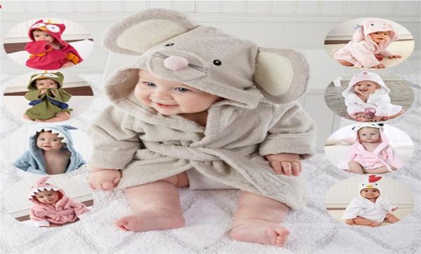 Bébé enfants serviettes Robes 20 mignon en forme d'animal bébé serviettes de bain coton enfants 039s peignoirs pleine lune vêtements 2059 Z28969308