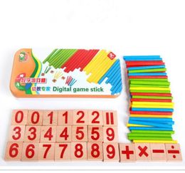 Baby Kids Toy Digital Game Stick Math Preschool Training Brinquedos JUGUETS2919929