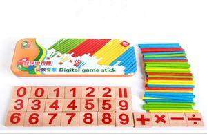 Bébé enfants jouet jeu numérique bâton mathématiques préscolaire formation Brinquedos Juguets2480686