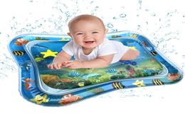 Bébé enfants tapis de jeu d'eau jouets gonflable épaissir PVC infantile ventre temps tapis de jeu activité en bas âge centre de jeu tapis d'eau F2044691