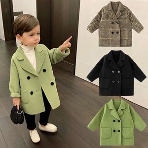 Bébé Petits Garçons Manteau D'hiver Enfants Vestes En Laine Toddler Boy Automne Vêtements 2020 Chaud Longues Tenues Parkas pour 2 3 4 5 6 Ans LJ201203