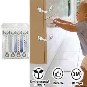 Baby Locks Lockes# 4 PCS Beveiligingsbescherming voor kinderen Huisveiligheid voor deur ER -goederen Kinderbarri￨re 220916