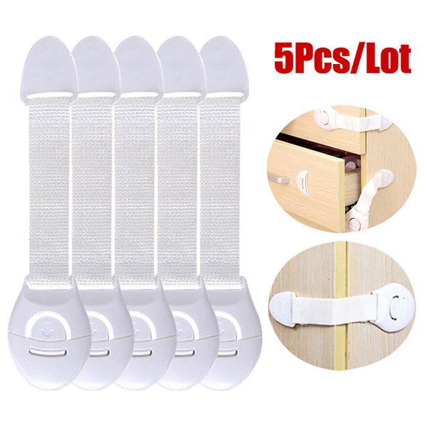 Cerraduras para bebés Pestillos # 5PCslot Cajón Cerradura Niños Protección de seguridad Puerta para niños Armario Armario Seguridad para niños para guardarropa 230601