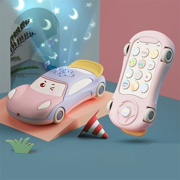 Téléphone mobile pour bébé pour les tout-petits 0 12 mois Jouets d'apprentissage pour enfants Jouets éducatifs Montessori Jouets musicaux pour enfants de 2 à 4 ans Fille 201214