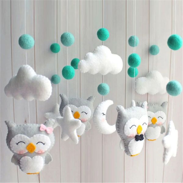 Hochets mobiles pour bébé, jouets de 012 mois, carrousel, support de berceau, cloche de lit, maman, fait à la main pour les nés, 240226