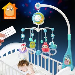 Bebé móvil sonajeros juguetes 012 meses para bebé nacido cuna cama campana niño sonajeros carrusel para cunas niños juguete musical regalo 220531