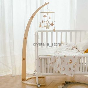 Baby mobiles Crib Music Ratles Montessori Toys Cartoon Bear Soft Filt Star Moon Hanging Bed Bell Education Toys Bed Bell HKD230817