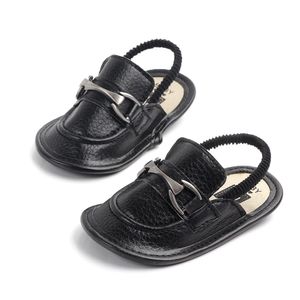 Baby Moccasins Summer Boys Sandals Slipper PU Lederen baby sandalen Soft Sole Antislip Babyschoenen