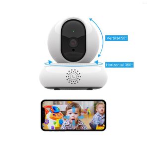 Monitor de bebê 1080P WiFi Alarme de choro Câmera IP Vídeo Vigilância sem fio CCTV 2MP