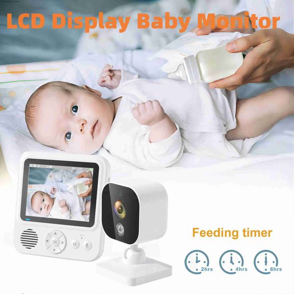 Caméra de surveillance pour bébé 2,8 pouces 2,4 GHz moniteur pour bébé sans fil 1280P caméra Wifi IPS LCD appel audio bidirectionnel batterie 1500 mAh vision nocturne 4 mètres Q240308