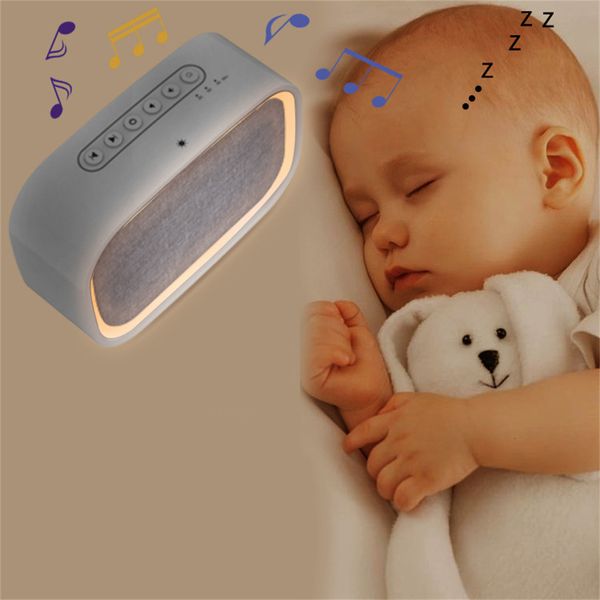 Baby Monitor Camera Adultes White Noise Sound Machine Living Room Dimmable Night Light Stereo Music Player Timer Ser Household Supplies 230515