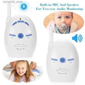 Babyfoon Camera aangesloten Draadloze kindertalkie Audio Radio Nanny Interface Huilalarm Q240308