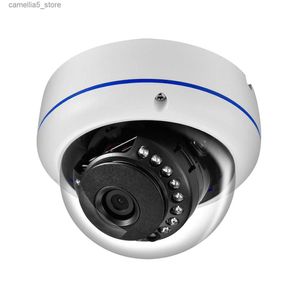 Caméra de surveillance pour bébé AZISHN H.265 5MP 3MP 2MP IP, caméra de sécurité anti-vandalisme, alarme PTP, dôme 15IR, surveillance étanche en métal XMeye Q240308