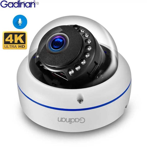 Caméra de surveillance pour bébé Gadinan 4K 8MP dôme extérieur POE caméra IP avec microphone intégré audio CCTV 5MP sécurité à domicile vision nocturne IP66 H.265 Q240308