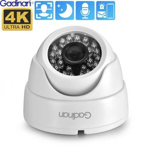 Babyfooncamera Gadinan 4K 8MP IP Gezichtsdetectie H.265 + Onvlf Dome Indoor Audio CCTV Groothoek 2,8 mm Beveiliging POE Optioneel XMeye Q240308