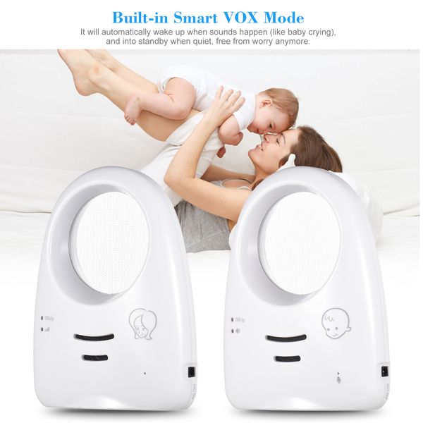 Baby Monitor Camera Portable 24GHz Wireless Digital Audio OneWay Talk Crystal Clear Cry Detector Sensitive Transmission 230701