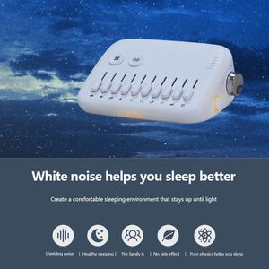 Baby Monitor Camera Portable White Noise Toy Machine USB Rechargeable Sleep Sound Timing Sleeping Monitors Insomnia 230701
