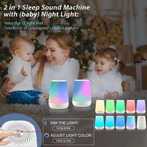 Baby Monitor Camera Sleep Sound Machine APLICACIÓN Control remoto Alexa Google Home Voice Cloud Despertador Despertador con conector para auriculares de 35 mm 230701