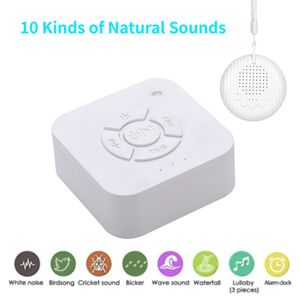 Baby Monitor Camera White Noise Sound Machine USB Rechargeable Sleep Soother Avec Shutdown Sounds Breathing Light Timer For Adult Office 230204