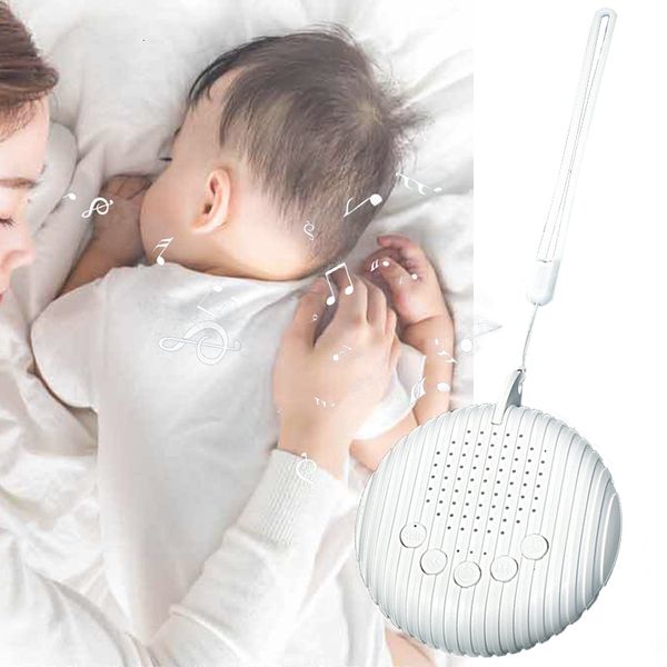 Monitor de bebé Cámara Ruido blanco Máquina de sonido Sueño portátil 10 Sonidos relajantes Volumen Ajustable Batería recargable incorporada USB 230613