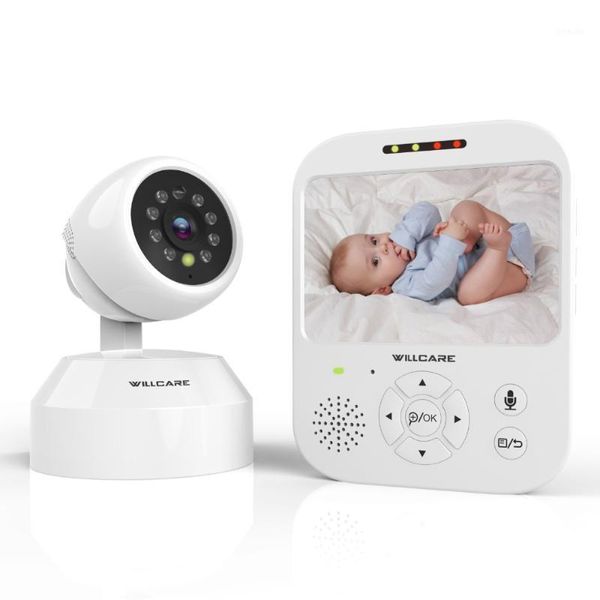 La cámara del monitor para bebés será con audio bidireccional, luz nocturna suave, batería recargable a largo plazo, dbm-6.green