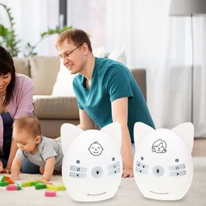 Babyfoon Camera Draadloos huilalarm 2-weg audiogesprek Mini-beveiligingssysteem EU-stekker 230628