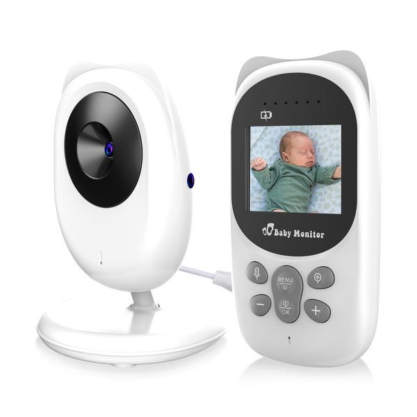 Moniteur bébé caméra vidéo numérique sans fil pour enfants avec écran LCD 24 pouces Transmission 50M prend en charge la conversation bidirectionnelle 230620