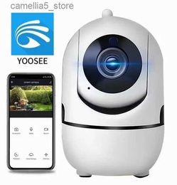 Caméra de surveillance pour bébé Yoosee/YCC365/Tuya application 2MP 1080P caméra dôme IP sans fil PTZ vision nocturne infrarouge sécurité à domicile CCTV moniteur pour bébé Q240308