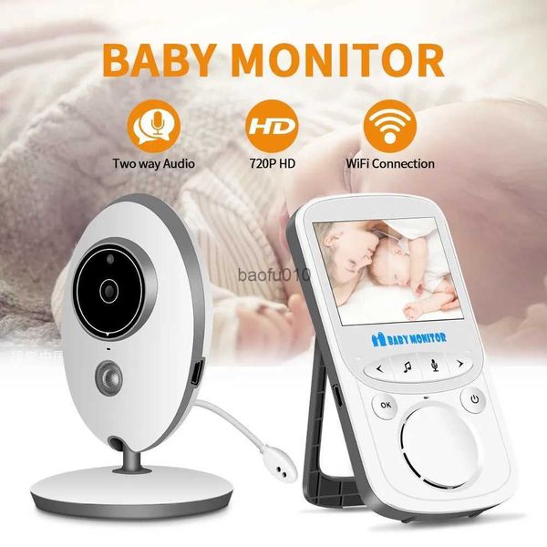 Monitor de bebé HD visión nocturna audio bidireccional conversación IR 24h cámara portátil para bebé VB605 inalámbrico 2,4 pulgadas Video LCD dispaly Nanny Baby