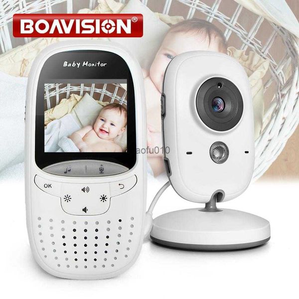 Baby Monitor VB602 IR Night Vision Moniteur de température Berceuses Interphone Mode VOX Vidéo Bébé Caméra Walkie Talkie Babysitter L230619