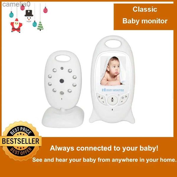 Bébé moniteurs de 2,0 pouces audio sans fil bébé Téléphone de sécurité Caméra VB601 Surveillance de la température à 2 voies Vision nocturne infrarouge Baby Monitorc240412