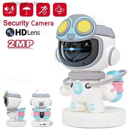 Babyfoons 2MP 1080P HD Robot WiFi iP-camera Draadloze babyfoon Binnen Automatische track Smart Home Video Beveiliging Bewakingscamera's Q231104