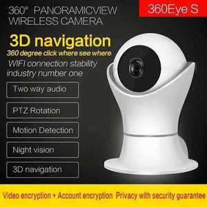 Babyphones 360 degrés Rotation PTZ Wifi IP caméra 1080P réseau sans fil sécurité à domicile CCTV caméra 360eye vidéo bébé moniteur tuya Q231104
