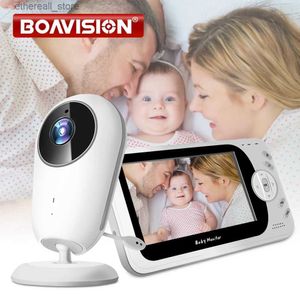 Moniteurs pour bébé 4,3 pouces sans fil vidéo bébé moniteur Sitter portable bébé nounou IR LED Vision nocturne interphone Surveillance caméra de sécurité VB608 Q231104