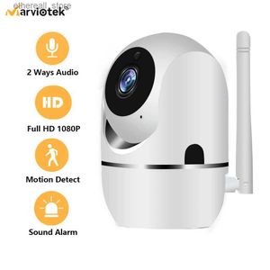 Babyphones 720P moniteur bébé maison intelligente alarme de cri Mini caméra de Surveillance avec Wifi sécurité vidéo Surveillance caméra IP ptz ycc365 tv Q231104