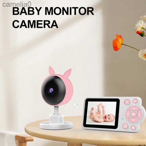 Baby Monitors C3-B 2,8 pulgadas Video Baby Baby Monitor con Camera digital de monitoreo de visión nocturna de 4xzoom Camera de seguridad de niñera de dos vías Camera240412