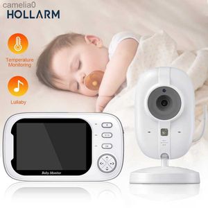 Bébé moniteurs Hollmmarm de 3,5 pouces Video Baby Monitor With Camera Night Vision Temperature Survering High-définition Wireless Baby Nanny Safety Camerac240412