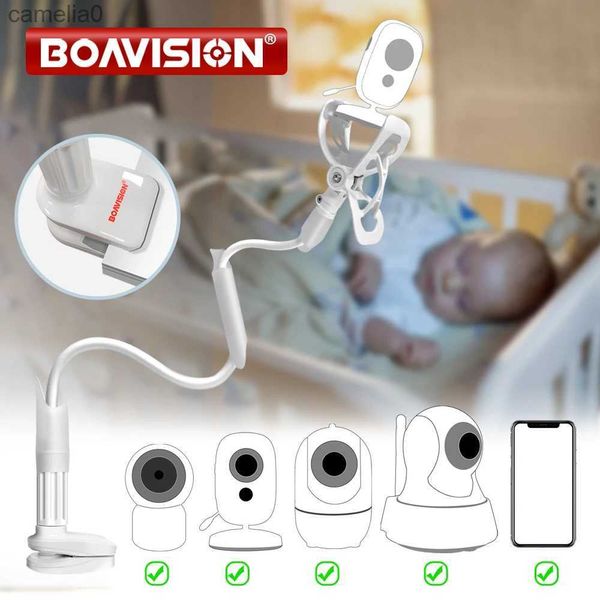 Monitores de bebé Multi funcionales marco de la cama del soporte universal de la cama perezoso Camina de la pared de la pared del monitor del bebé del brazo largo.