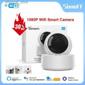 Baby Monitors New SONOFF Camera GK-200MP2-B Wireless Wifi Camera IP 1080P HD Baby Monitor Surveillance Security 360 IR Camera Alarm Smart Home Q231104