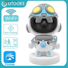 Babyfoons UTOOEE 5MP WIFI Robotcamera AI Human Tracking Indoor Babyfoon IR Nachtzicht Beveiliging IP-camera CCTV Yoosee App Q231104